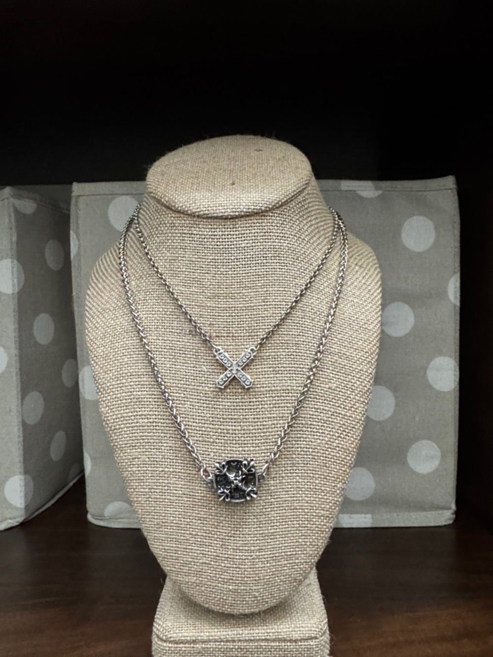 Sterling Silver Double-Layer French kiss